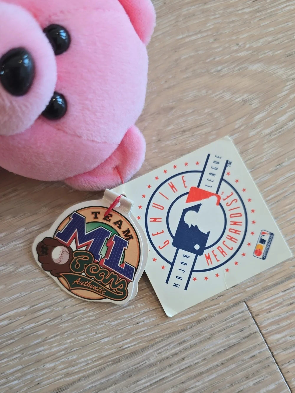 Boston Red Sox MLB Pink Beanie and Pink Embroidered 'B' Plush Bear Set